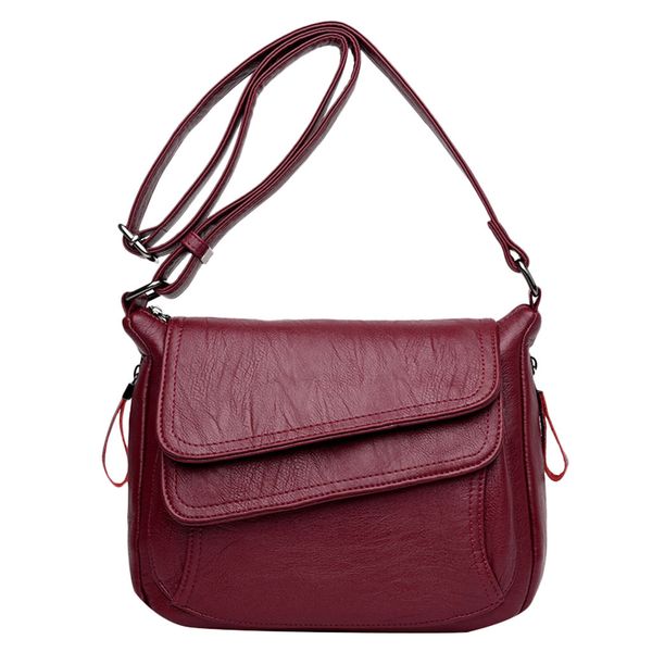 

fashion soft leather shoulder bag women wild messenger bag fashion crossbody bags for women bolsa feminina #38