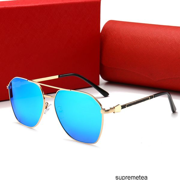 

мужчины дизайнер солнечные очки бренд дизайнер металл путешествия затенение флэш-зеркало мода роскошные высокое качество солнцезащитные очки, White;black