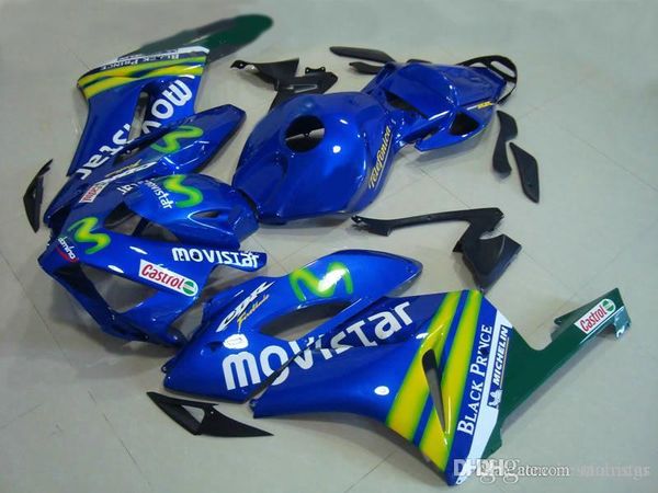 

100% original mold fairings for honda cbr1000rr 04 05 blue green fairing kit cbr 1000 rr 2004 2005 xz11