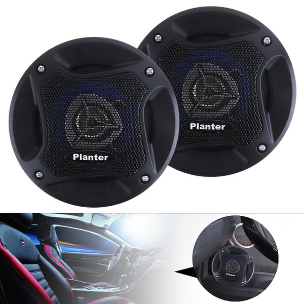 

2pcs 4 inch 12v 280w universal auto car horn speaker with coaxial type and full frequency for most vehicle audio system