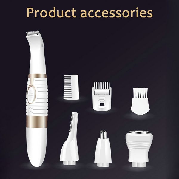 

kemei pg500 3in1 battery nose & ear hair trimmer for men trimer sideburns tondeuse nez oreille shaper shaping for women mkccc