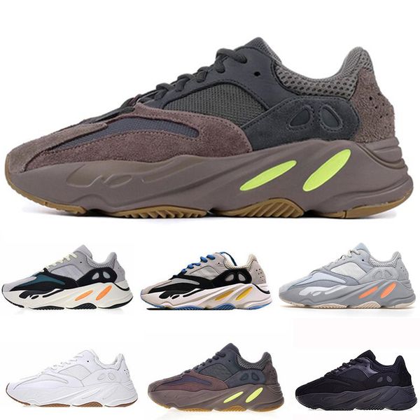 

2019 700 wave runner 2019 mauve solid grey men shoes kanye west designer shoes sport sneakers 36-46, Black