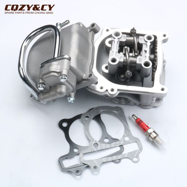 

47mm 50mm cylinder head big bore egr & 9 holes cam & rocker cylinder head cover for taotao chinese 50cc qmb139 scooter