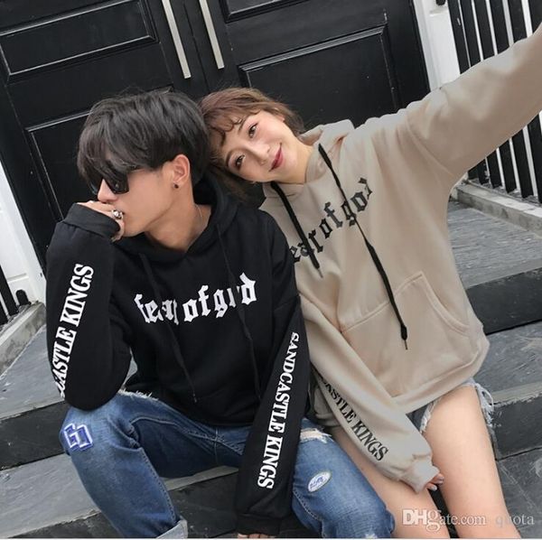 

wear hoodies men fear god women winter new sweatshirt men autumn quality of skateboard hiphop high sweatshirt jdfan, Black
