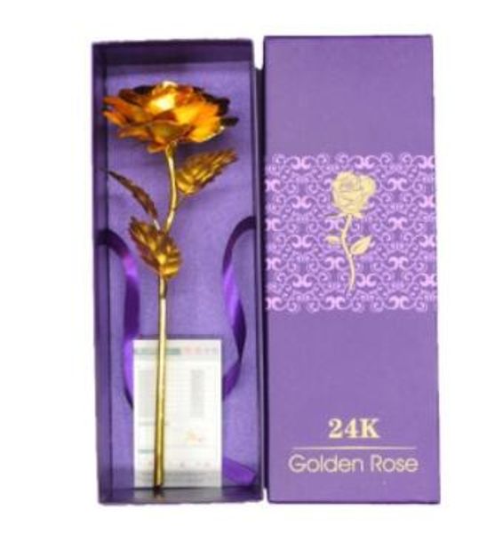 

gold foil plated rose golden rose gold dipped flore artificiales gold rose artificial flower wedding decoration