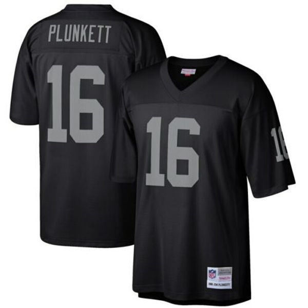 

jim plunkett #16 mitchell & ness 1980 retired legacy jersey, Gray