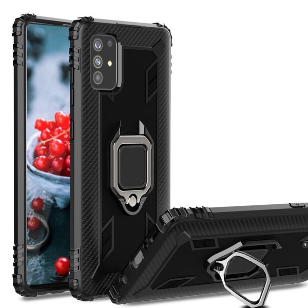 

dual-layer reinforced case with rotating magnetic ring holder for samsung a10 a20 a30 a40 a50 a70 s a21 a51 a71 a20e a90 5g a01