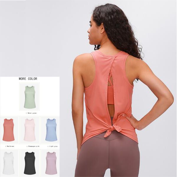 

activewear running workouts clothes open back yoga tank stretch blouse gym tank sleeveless shirts sports crop, White;red