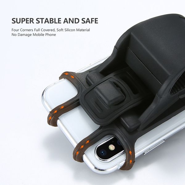 

bicycle phone holder for iphone samsung universal mobile cell phone holder bike handlebar clip stand gps mount bracket hot