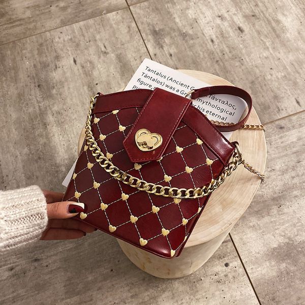 

female chain crossbody bags for women 2020 leather handbag sling sac a main ladies hand shoulder messenger bag