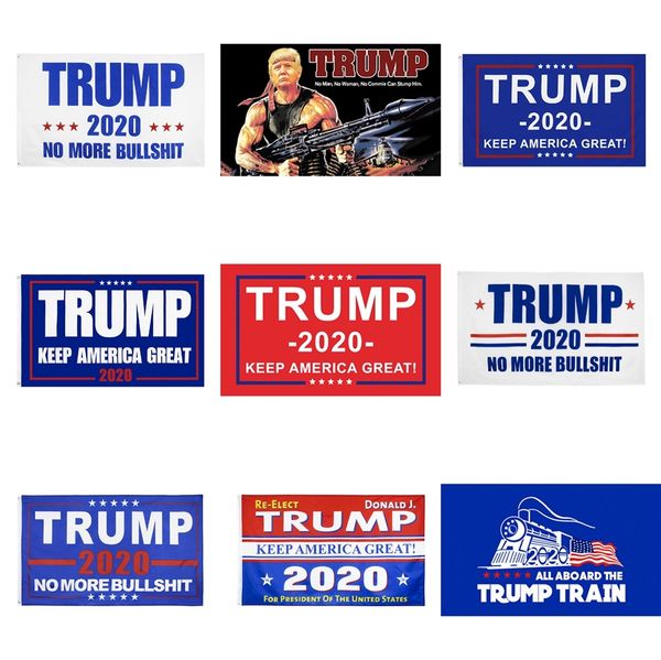 

90*150cm trump 2020 flag print keep america great banner garden donald flags polyester decor banner for president usa t3i0350 #913
