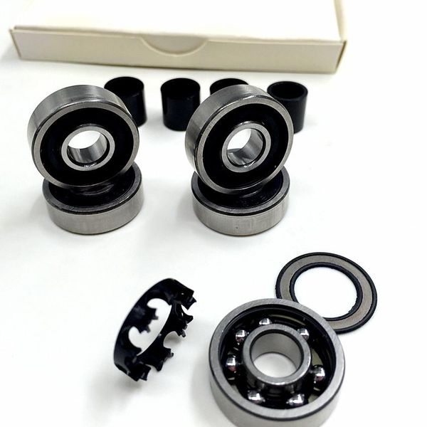 

8pc / set известный швейцарский 608rs шаровой подшипник 8 * 22 * ​​7 мм skate board колеса роликовых коньков подшипник longboard одиночные р