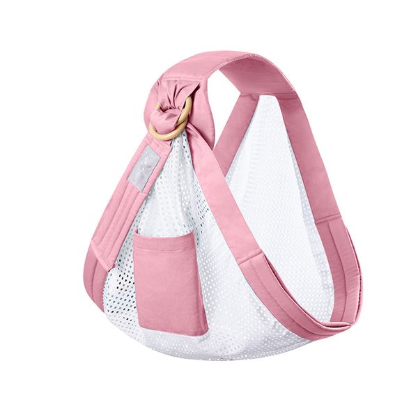 

breastfeeding sling backpack multifunction infant baby wrap carrier toddlers mesh side adjustable ring dual use shower gift