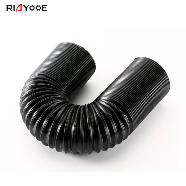 

cross border selling car refit air intake ducting extension tube bendable 63/76 mm universal style length 1 m