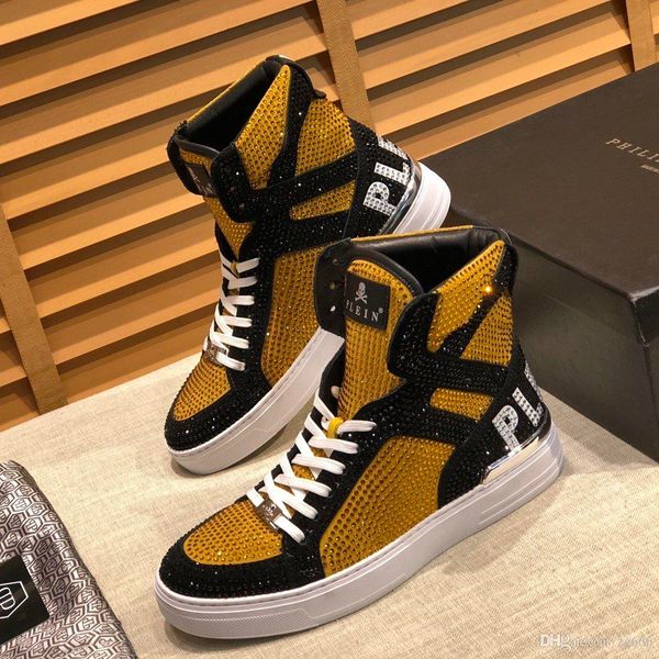 

sl1new limited edition french series high-end men's casual shoes, men's boots fashion sports shoes, original shoebox delivery 38-4, Black