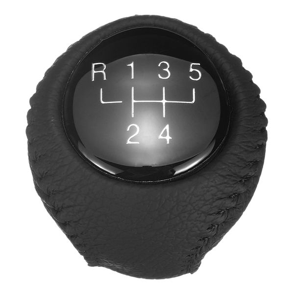 

5-speed car manual gear shift knob shift lever leather handball gear for chevrolet epica aveo for kay