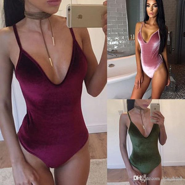 

женские комбинезоны rompers sexy halter комбинезон купальник без рукавов женские сексуальные ночной клуб висит воротник груди v-образным выр, Black;white