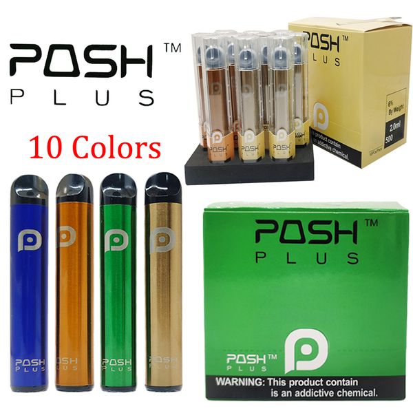 

Posh Плюс Одноразовые Vape Pen Стартовые наборы 2мл одноразовые устройства Бобы 450mAh Аккумулятор Испаритель Kit Пустой Ecig с упаковки