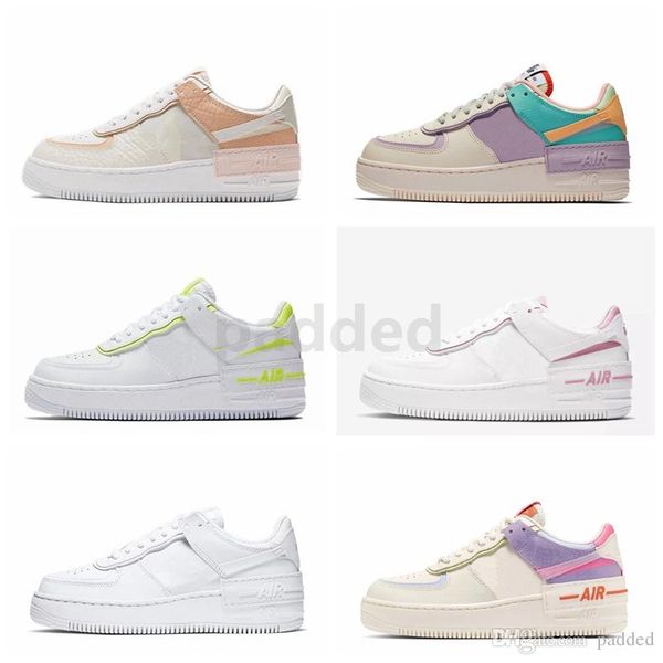 

new forces wmns 07 utility running shoes women girls macaron 1 shadow tropical twist sport one skateboard sneakers, White;red