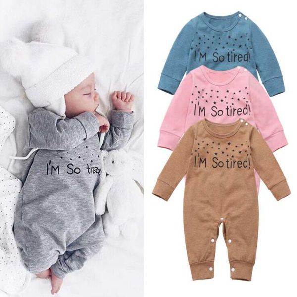 

kids designer clothes baby letter printed rompers toddler long sleeve jumpsuits girls boys spring autumn warm onesies climbing suit ayp632, Blue