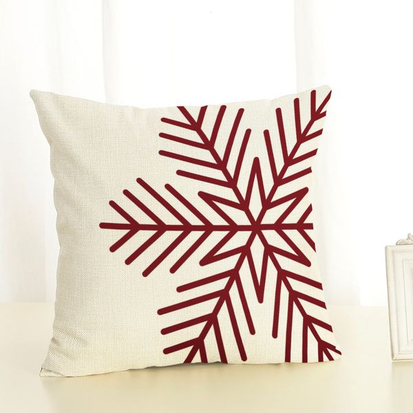 

45*45 christmas pillowcase cotton linen throw cushion pillow cover home decor