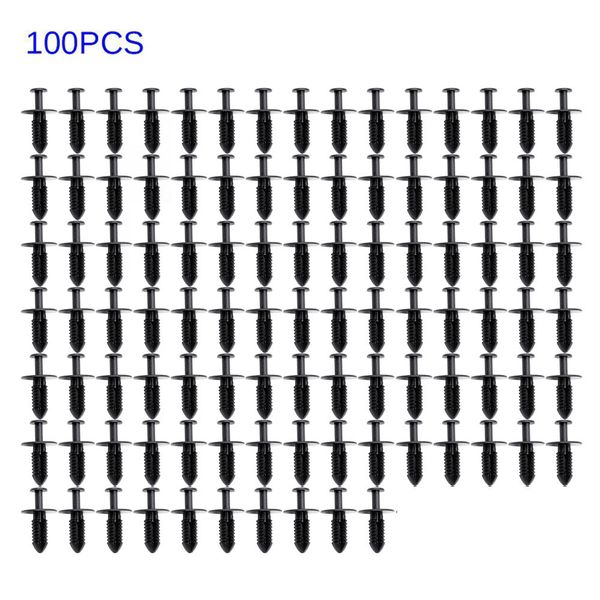 

100x car fastener fenders steel lining grilles bumper clips for messer