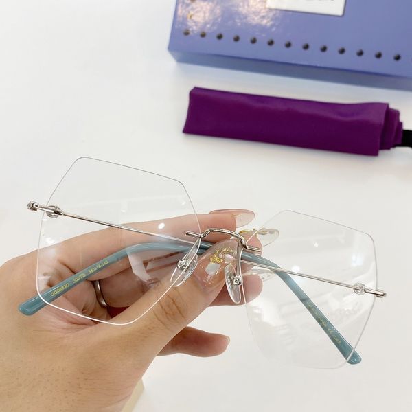 

gg0683 очки рама прозрачный линзы мужские и женские очки близорукость очки ретро óculos де грау мужчины и женщины близорукость оправы, Silver