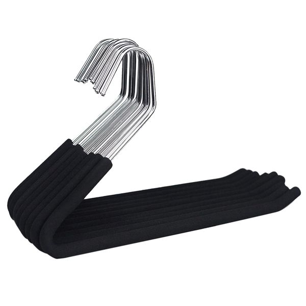 

heavy duty двухсторонний easy slide хромированные плечики для брюк организаторы (набор из 10, открытого состава easy slide вешалки