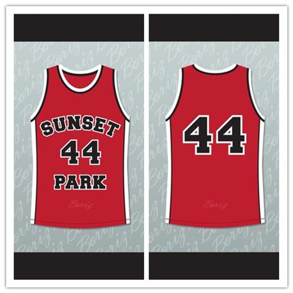 

Anthony C Hall Andre 44 Sunset Park Basketball Jersey Stitch Sewn