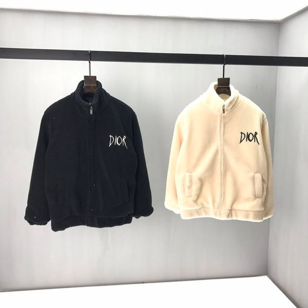 

asian oversize autumn and winter latest warm and comfortable fashion minimalist style lamb wool warm cool coat, Black;brown