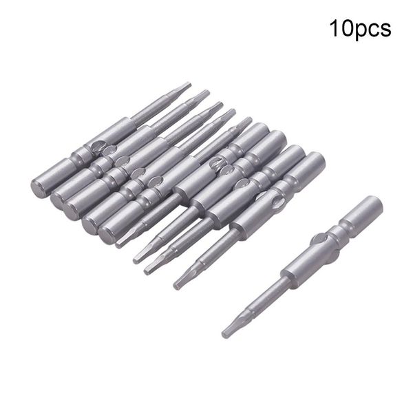 

utoolmart 10pcs hex head magnetic screwdriver bits set s2 steel h1.5 h2 h2.5 screw driver bit round shank 60mm for power tools