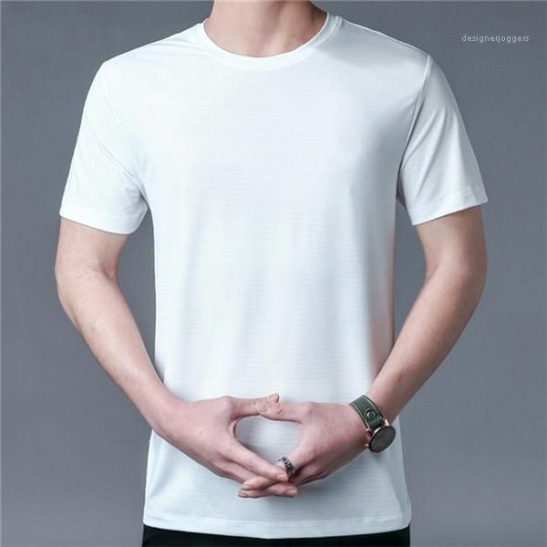 

t shirt summer new comfortable breathable male solid color mens designer tshirt casusal fashion loose mens, White;black