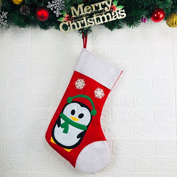 

ornament tree decorations embroidered christmas stockings non woven fabrics party pouch hanging socks gift bag shopping mall