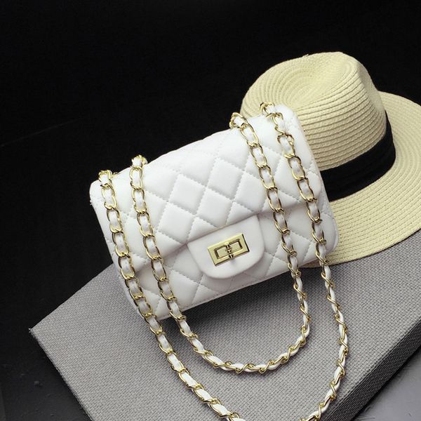 

2019 new rhombic chain bag handbags ladies shoulder messenger bag small fragrance wind nail handbags designer delivery