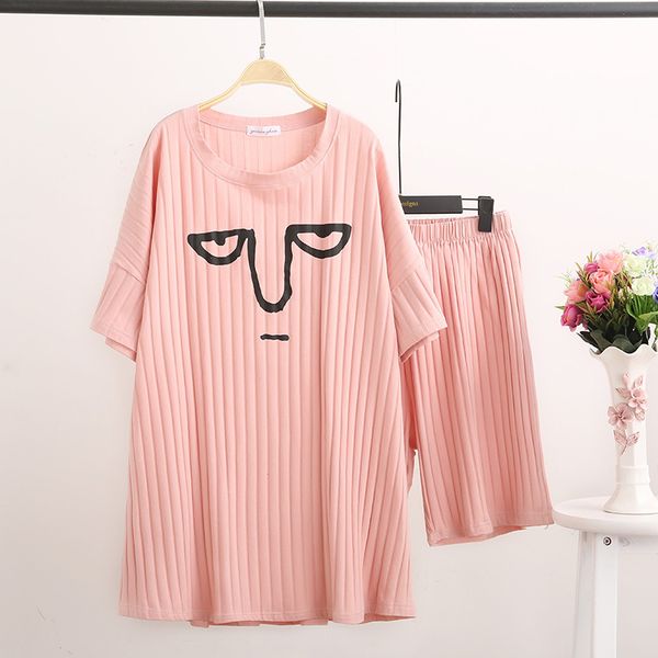 

plus size nightwear women women pajamas cotton sleepwear set women's pyjamas 9744, Blue;gray