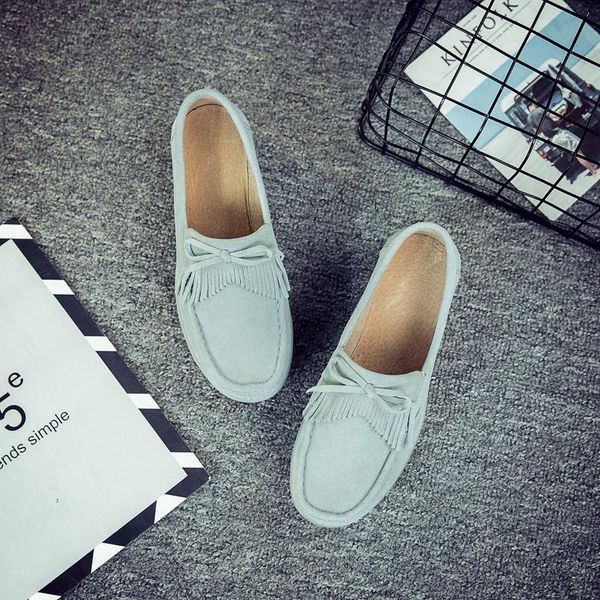 

spring flat shoes women platform sneakers women moccasins shoes leather slip on flats casual ladies loafers tassel, Black