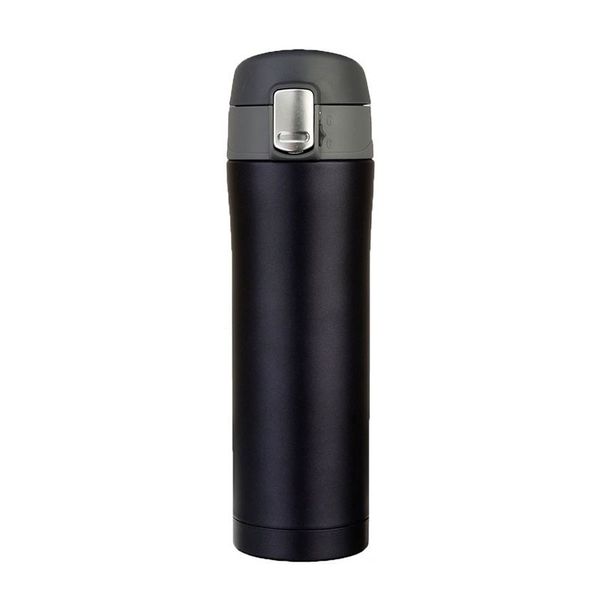 

350ml travel mug office tea coffee water vacuum bottle stainless steel cup black other dinnerware