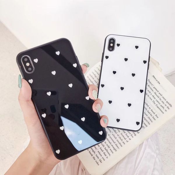 

DHL Free Fashion Glass прекрасный чехол для iphone 6 6plus 7 7plus 8 8plus X XS Plactic жесткий чехол для iphone XS