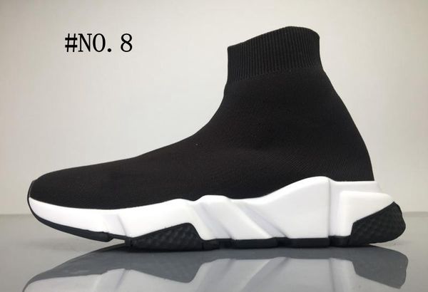 

men women designer sneakers speed trainer black red gypsophila triple flat sock boots casual shoes speed trainer runner with dust bag