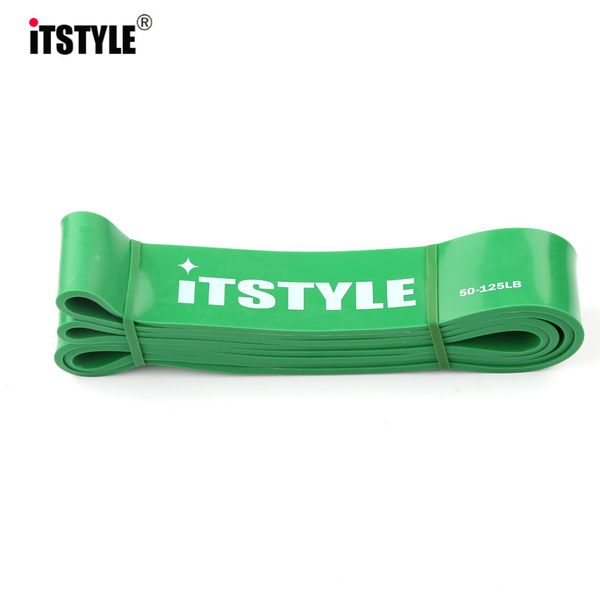 

itstyle resistance bands 208cm/4.5cm wide natural latex elastic power crossfit fitness strength muscles gym loop pull up rope
