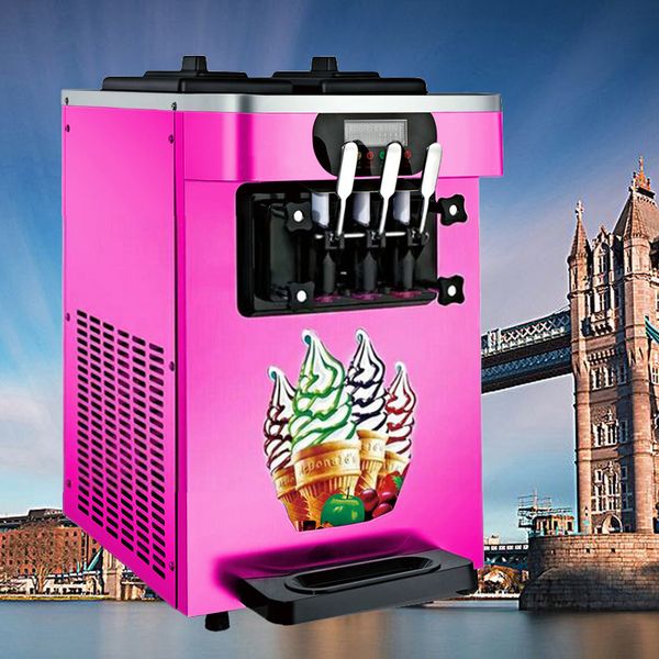 2020 nuova macchina per gelato soft italiana desktop commerciale di alta qualità in acciaio inossidabile in vendita a un prezzo basso