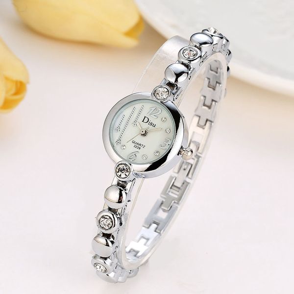 

fashion trend personality quartz wrist watch high-end lady trendy watch ladies watches, Slivery;brown