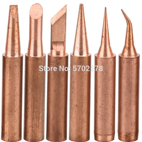 

5pcs/lot 900m copper soldering tip lead-solder iron welding tips bga soldering station tools