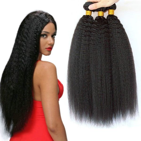 Musi Brazilian Yaki Human Hair Weaves Good Quality Yaki Straight