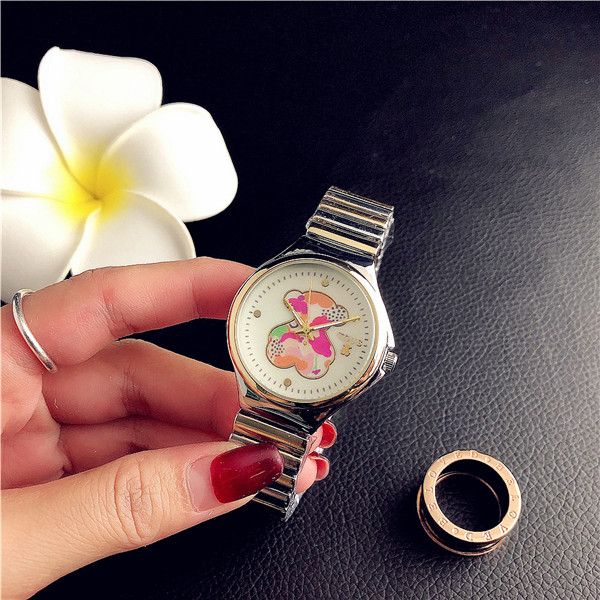 

2020 ladies watches casual steel bright watches waterproof stainless steel for men and women, Slivery;black