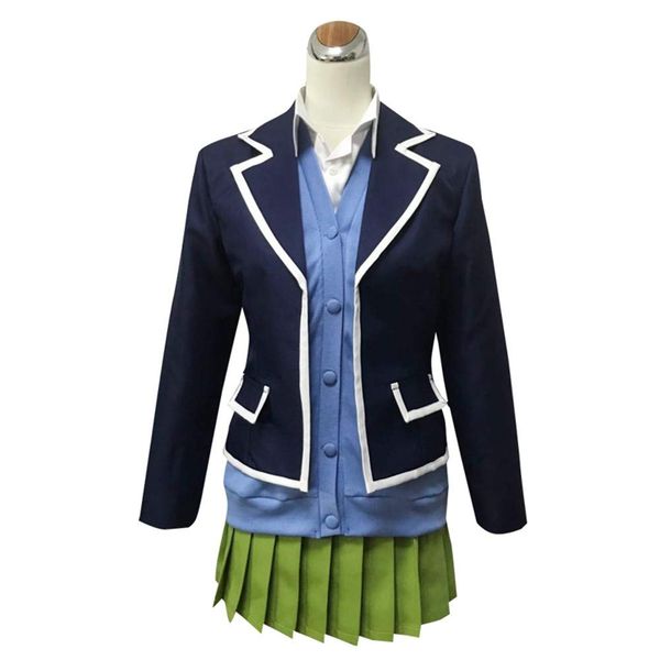 

the quintessential quintuplets miku nakano uniform cosplay costume, Black