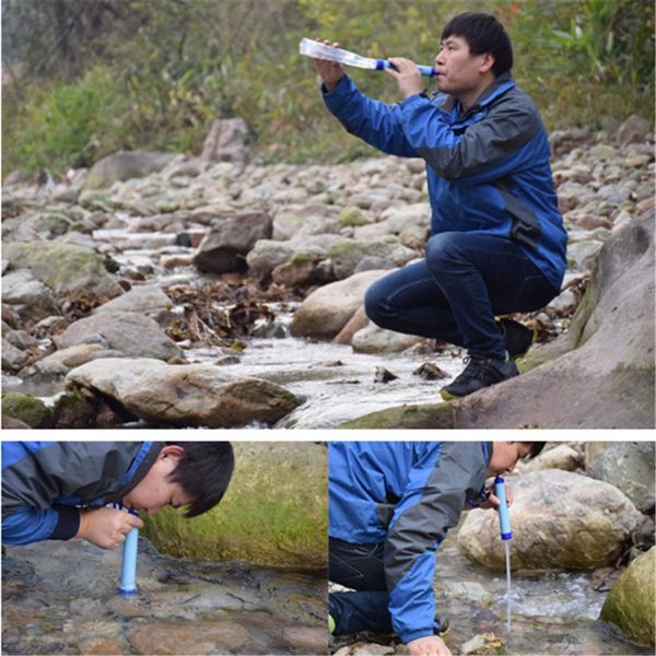 

outdoor abs water purifier camping hiking emergency life survival portable purifier water filter outdoor pressure water filter survival brac