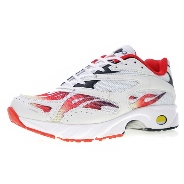 

2018 designer shoes streak spectrum breathable upper exquisite flame print retro jogging shoes casual shoes aq1279-10061 36-45, Black