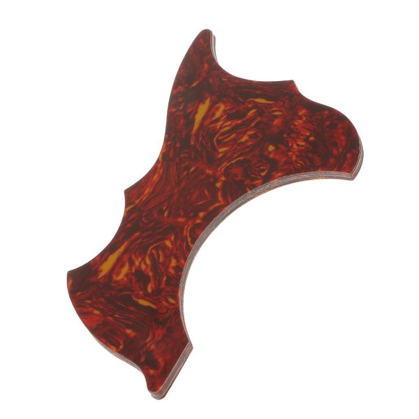 

red tortoise acoustic guitar pickguard scratch plate for 41 inch guitar anti-scratch self-adhesive pack of 10