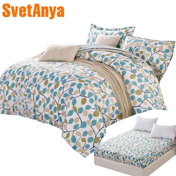 

svetanya cotton fitted sheet +pillowcase+ blanket cover bedding set